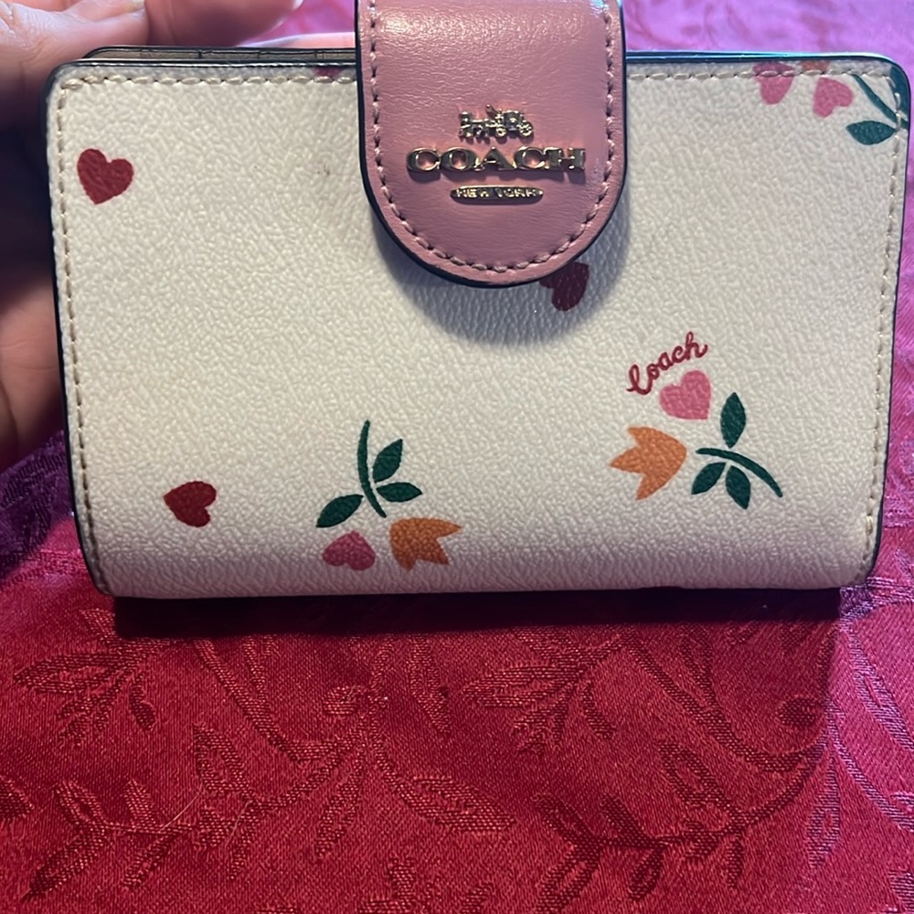 Floral Coach Wallet